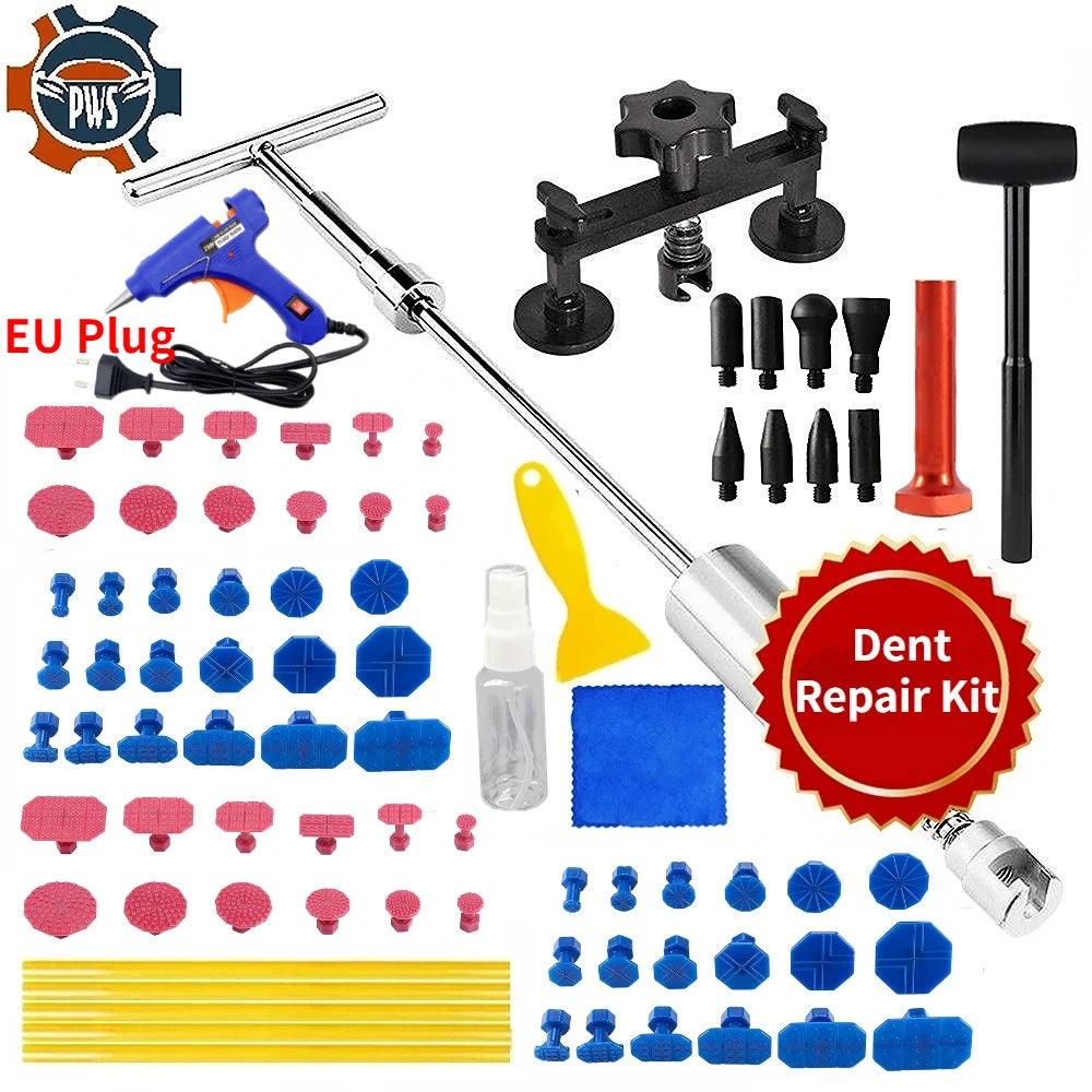 Car Dent Repair Kit - Glue Gun & Puller Tools