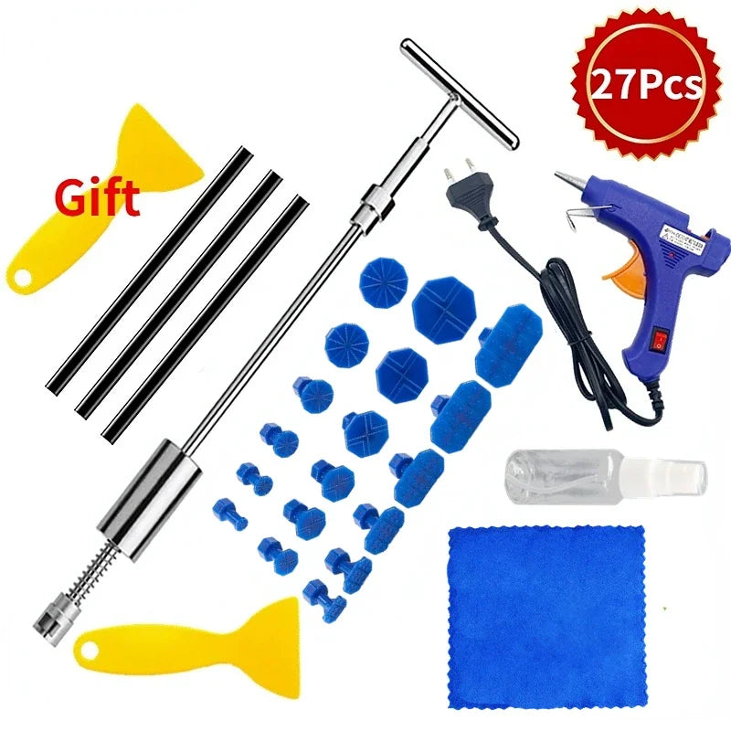 Car Dent Repair Kit - Glue Gun & Puller Tools